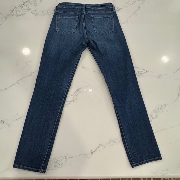 Kut From The Kloth Womens Jeans 4 Distressed Denim Dark‎ Wash Straight Leg - Picture 3 of 7